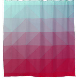 Light BLUE abstract mosaic pattern. Colorful abstr Shower Curtain