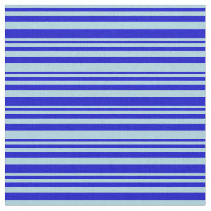 Light Blue and Blue Lines/Stripes Pattern Fabric