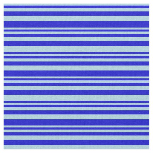 Light Blue and Blue Lines/Stripes Pattern Fabric
