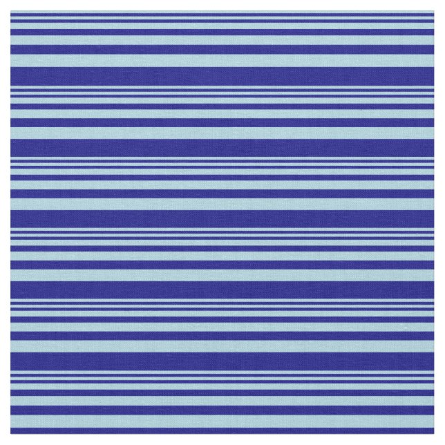 Light Blue and Blue Pattern Fabric (Close Up)