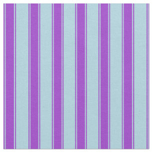 Light Blue and Dark Orchid Pattern Fabric