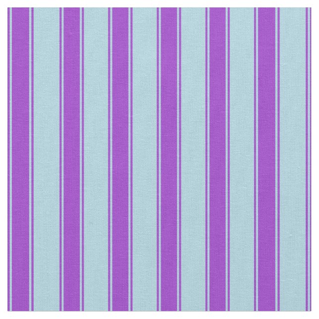Light Blue and Dark Orchid Pattern Fabric (Close Up)