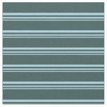 [ Thumbnail: Light Blue and Dark Slate Gray Colored Stripes Fabric ]