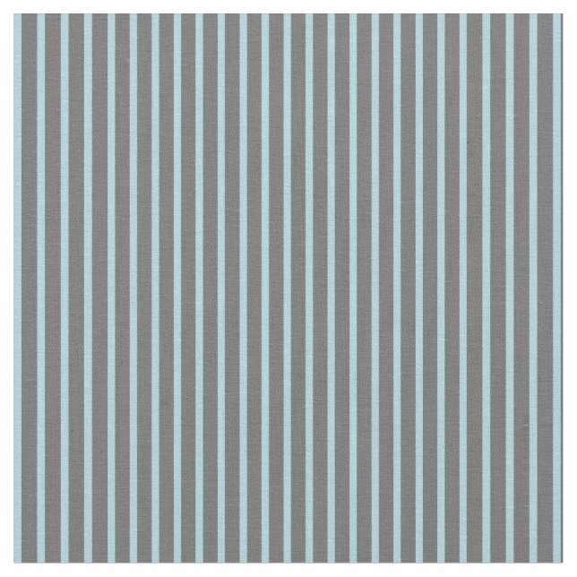 Light Blue and Dim Gray Lines/Stripes Pattern Fabric (Close Up)