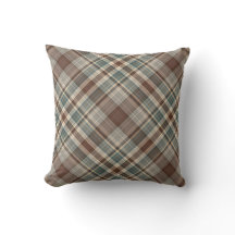 Light blue and fawn plaid