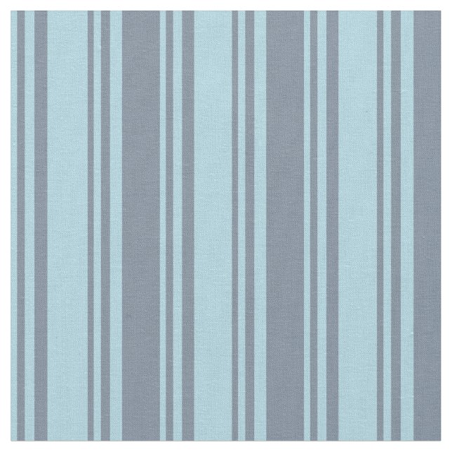 Light Blue and Light Slate Gray Lines Fabric (Close Up)