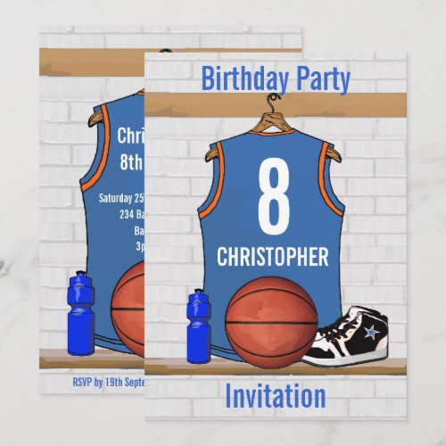 Personalized Basketball Jersey (LBO) Custom Announcements