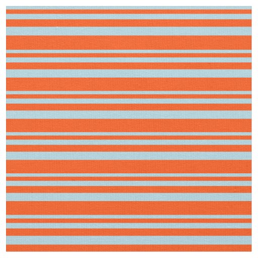 Light Blue and Red Lines Fabric