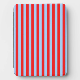Light Blue and Red Stripes Kindle Cover