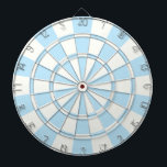 Light Blue And White Dart Board<br><div class="desc">Light Blue And White Dart Board</div>