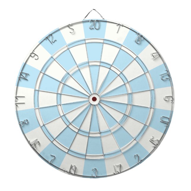 Light Blue And White Dart Board (Front)