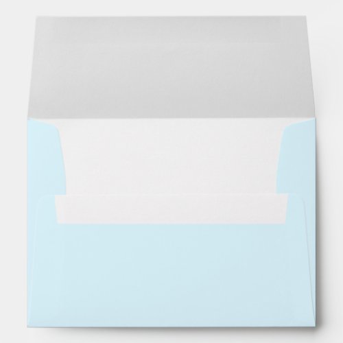 Light Blue and White Elegant Modern  Envelope