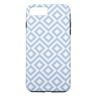 Light Blue and White Meander iPhone 8/7 Plus Case