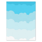 Light Blue and White Sky Clouds Tissue Paper | Zazzle