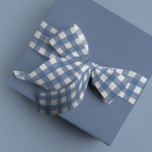Blue And White Ribbon