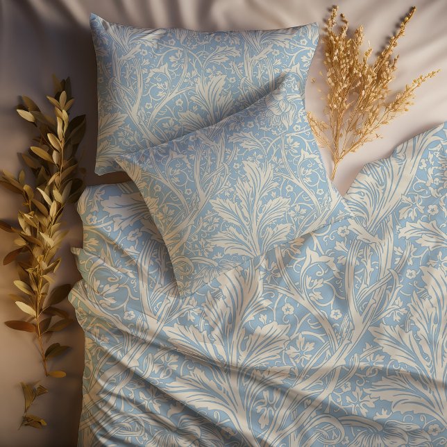 Light Blue Arcadia William Morris Pattern Duvet Cover (Creator Uploaded)