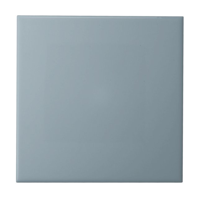 Light Blue Ash Gray Solid Color Tile (Front)