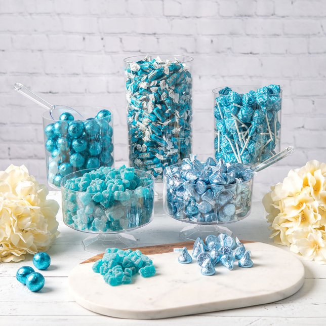 Light Blue Assorted Candy Buffet Favors (Front)