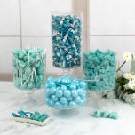 Light Blue Assorted Candy Mini-Buffet Assorted Candy Favors<br><div class="desc">Throw a spectacular party but don't forget to decorate with a fabulous Mini-Candy Buffet to match your theme! These Mini-Candy Buffets are perfect for wedding receptions, wedding showers, bachelor parties, bachelorette parties and all kinds of wedding related events. They feature Sugar Sanded Gummy Bears, Dum Dums, Gumballs, and Frooties, in...</div>