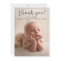 Light Blue Baby Boy 2 Photo Birth Announcement