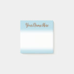 [ Thumbnail: Light Blue Background and Brown Script Style Name Notes ]