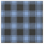 Light Blue &amp; Black Buffalo Plaid Fabric