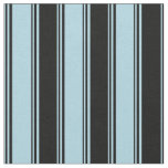 Light Blue &amp; Black Lines/Stripes Pattern Fabric
