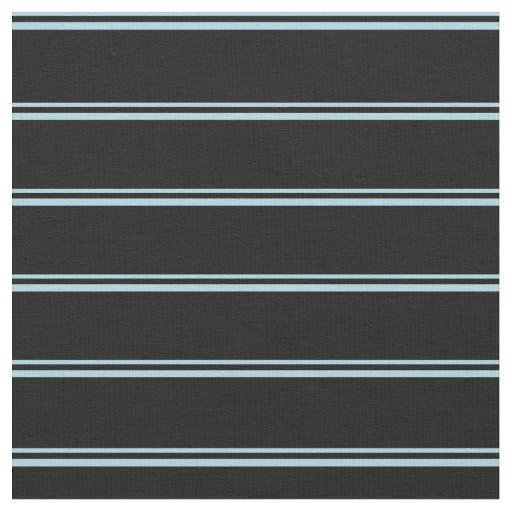 Light Blue & Black Pattern Fabric