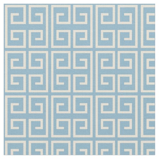 Light Blue Block Pattern Fabric