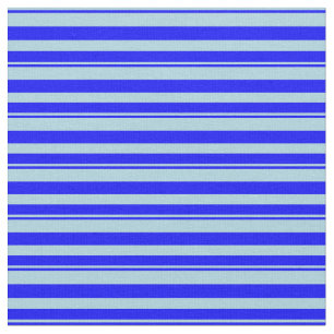 Light Blue & Blue Striped/Lined Pattern Fabric