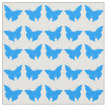 Light Blue Bold Mod Butterflies Fabric