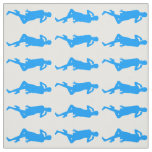 Light Blue Bold Mod GoGo Girls Fabric