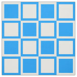 Light Blue Bold Mod Squares ~ large scale Fabric