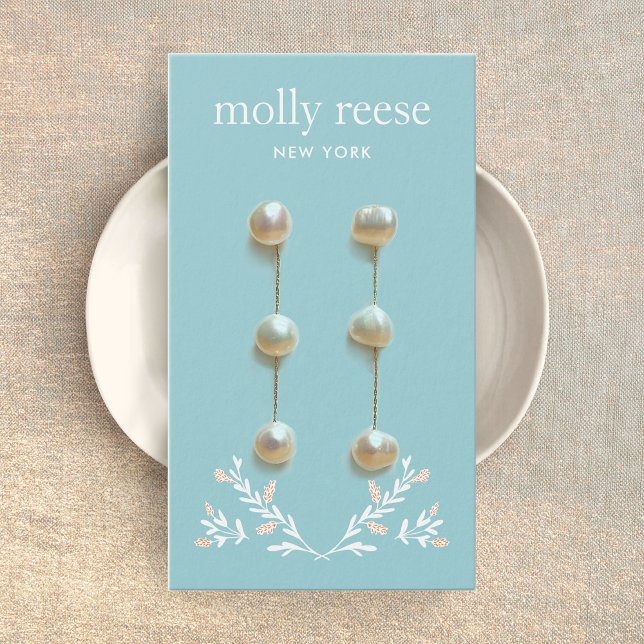 Light Blue  Branch Earring Display Card (Creator Uploaded)