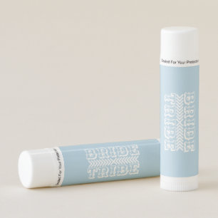 Light Blue Bride Tribe Bachelorette Party Lip Balm