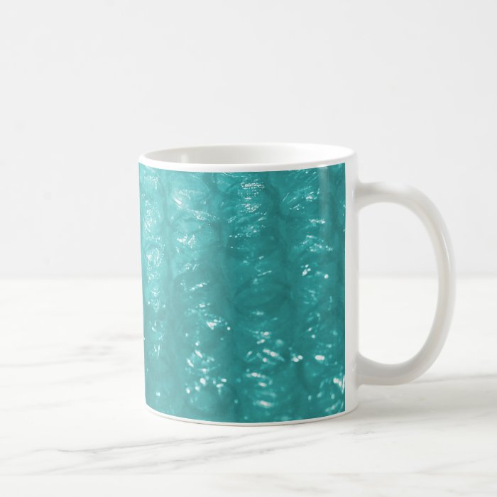 Light Blue Bubble Wrap Effect Mug