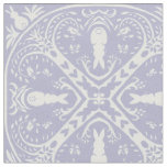 Light Blue Bunny Rabbit Pattern Baby Boy Nursery Fabric