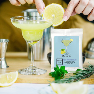 Light Blue Business Brand on Margarita Drink Mix