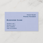 Light Blue Business Card Template