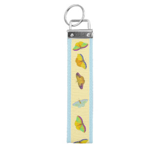 Light Blue Butterfly Keychain