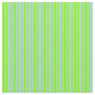 Light Blue & Chartreuse Colored Lines Fabric