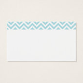 Light Blue Chevron Zigzag Personalized Monogram (Back)