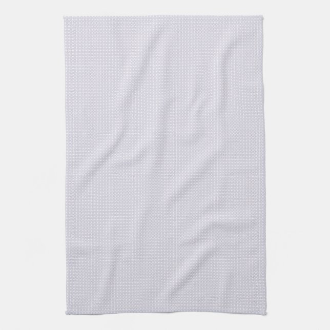 Light Blue Circle Pattern Towel (Vertical)