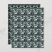 Light blue clouds pattern (Front/Back)