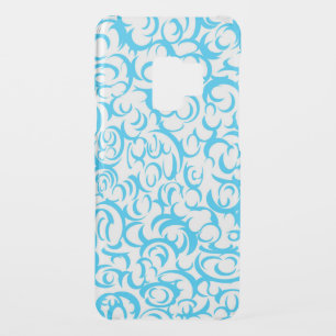 Light Blue Curves Uncommon Samsung Galaxy S9 Case