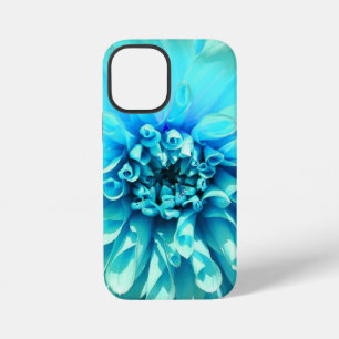 Light Blue Dahlia Flower iPhone 12 Mini Case