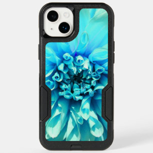 Light Blue Dahlia Flower OtterBox iPhone 14 Plus Case