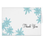 Thank You Cards Blue Daisy Thank you Notes | Zazzle