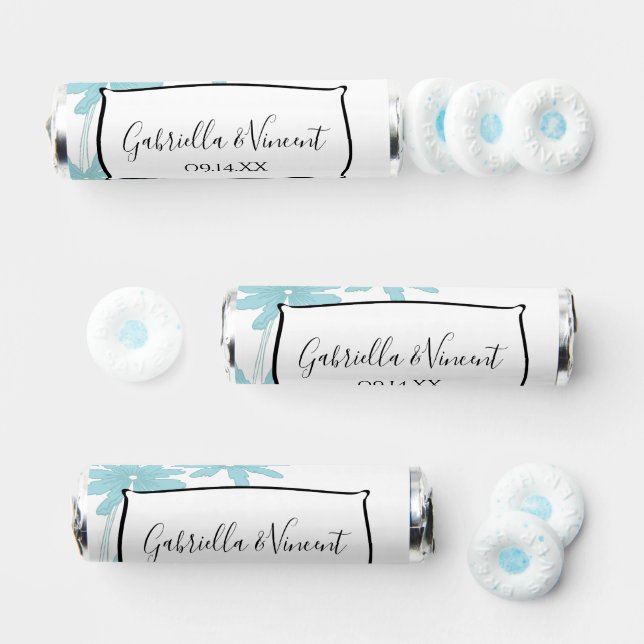 Light Blue Daisies Wedding Favor (Assorted)