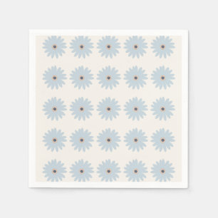 Light Blue Daisy Napkins